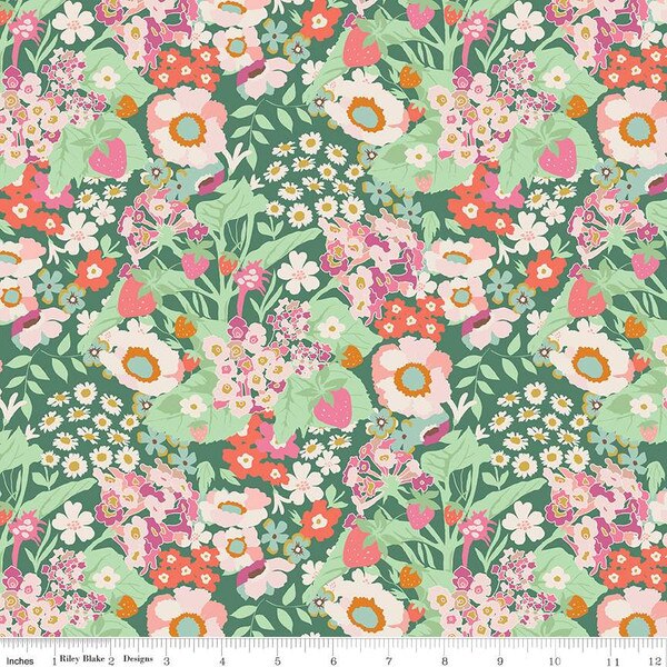 In the afterglow main forest riley blake designs